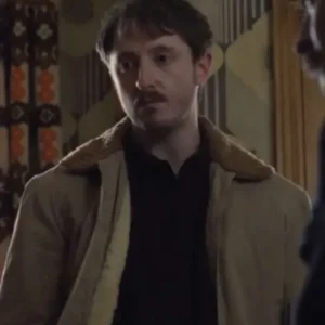 Jimmy Dooley Say Nothing Cotton Shearling Jacket For Sale