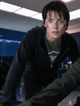 Joey Locke Cleaner Black Hooded Jacket For Sale