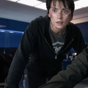 Joey Locke Cleaner Black Hooded Jacket For Sale