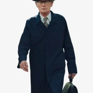 Joy Bill Nighy Black Trench Cotton Coat