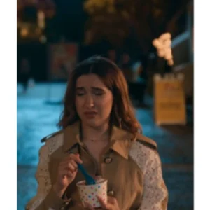 Kacey The Sex Lives of College Girls S03 Beige Jacket For Shop