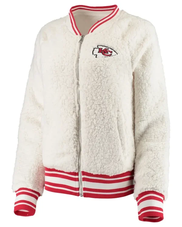 Kansas City Chiefs NFL Sherpa Jacket Front