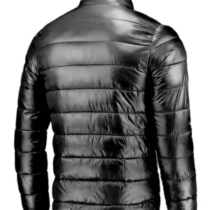 Kansas City Royals Fanatics Team Full Zip Puffer Black Jacket Back