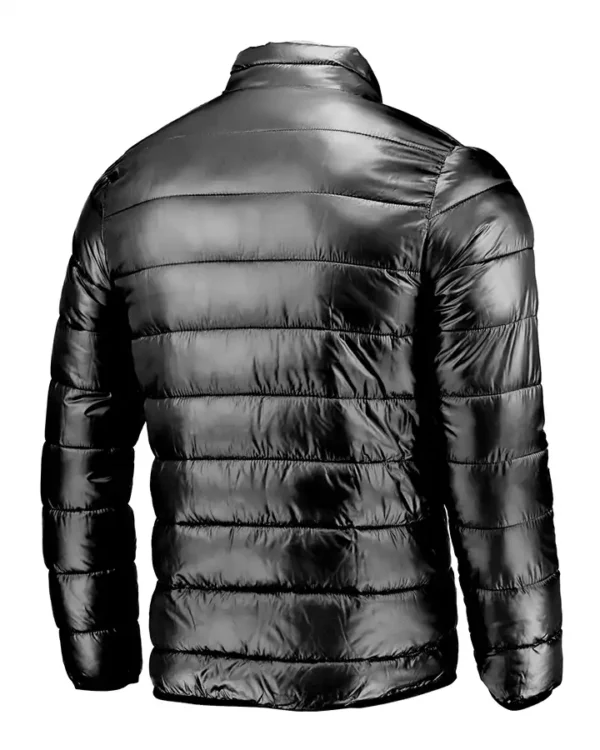 Kansas City Royals Fanatics Team Full Zip Puffer Black Jacket Back