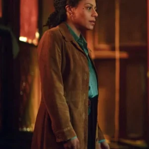 Kat Donovan Missing You S01 Brown Coat For Sale