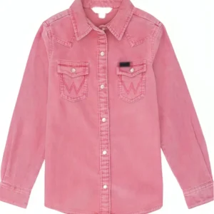Kathryn Kelly Yellowstone S05 Pink Snap Button Wrangler Shirt