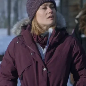 Kim Matula The Finnish Line Purple Hooded Jacket