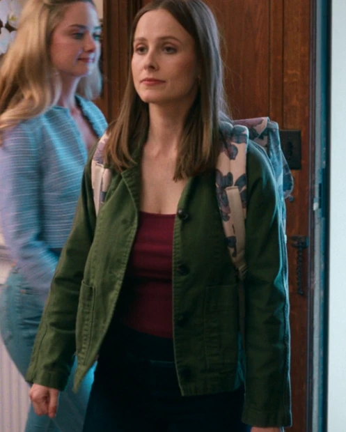Shop Kimberly The Sex Lives Of College Girls S03 Green Jacket Vanquishe