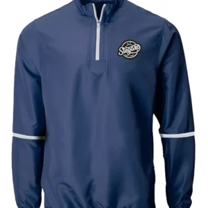 Lamprecht Navy Blue Stegaro PullOver Jacket