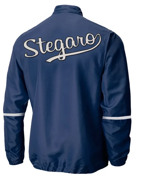 Lamprecht Navy Blue Stegaro PullOver Jacket Back