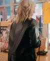 Leighton Murray The Sex Lives of College Girls Leather Blazer For Sale