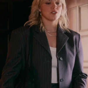 Leighton The Sex Lives of College Girls Striped Blazer