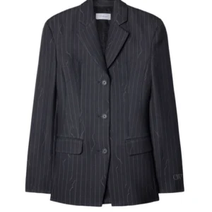 Leighton The Sex Lives of College Girls Striped Blazer For Sale