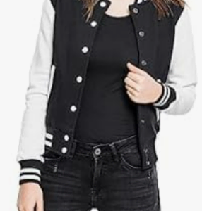 Leslie Fisher No Good Deed Varsity Bomber Jacket For Sale