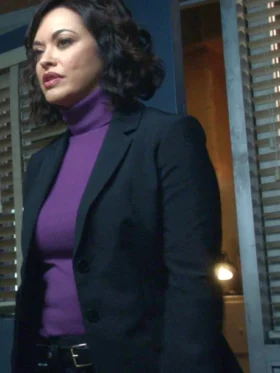 Maria Baez Blue Bloods S14 Black Blazer For Sale