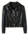 Marisa Ramirez Blue Bloods S14 Leather Jacket For Sale