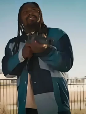 Marshawn Lynch Love Hurts Patchwork Jacket For Sale