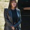 Max Mitchell Wild Cards Black Leather Blazer