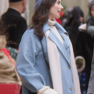 Meghan Ory Believe in Christmas Wool Coat