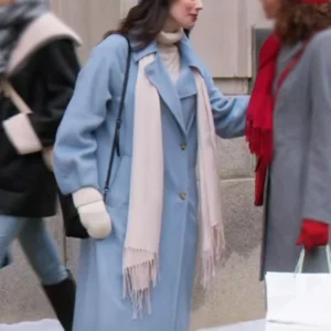 Meghan Ory Believe in Christmas Wool Coat For Sale