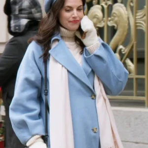 Meghan Ory Believe in Christmas Wool Coat For Women