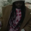 Melody Hurd Cross Brown Shearling Jacket