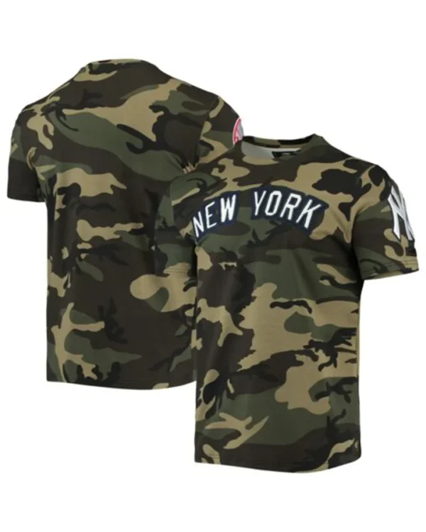 Mens Pro Standard Camo New York Yankees Team T Shirt