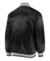 Mens Starter Black Buffalo Bills Locker Room Satin Varsity Jacket Back