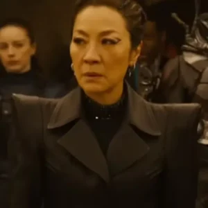 Michelle Yeoh Star Trek Section 31 Leather Coat For Sale