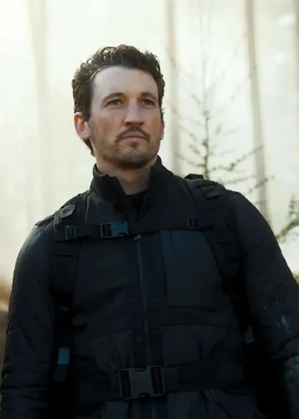 Miles Teller The Gorge Black Cotton Jacket For Men