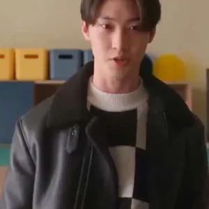 Min Ho XO Kitty S01 Shearling Leather Jacket