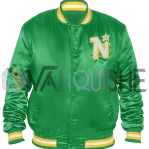Minnesota North Stars Starter Satin Jacket front