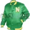 Minnesota North Stars Starter Satin Jacket left