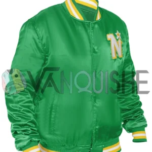 Minnesota North Stars Starter Satin Jacket right