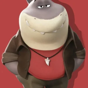 Mr. Shark The Bad Guys 2 Brown Cotton Jacket