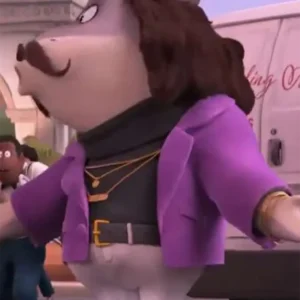 Mr. Shark The Bad Guys Purple Blazer