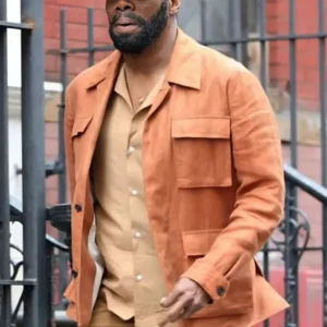 Muncie Daniels The Madness Orange Cotton Jacket For Sale