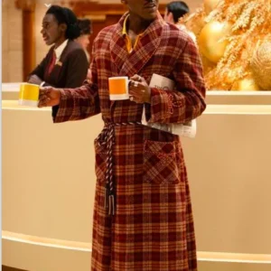 Ncuti Gatwa Doctor Who Red Plaid Robe