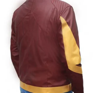 New Future Flash Leather Jacket Back