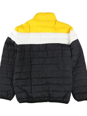 Nfl Mens Pittsburgh Steelers Puffer Jacket Back
