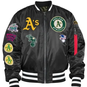 Oakland Athletics Bomber MA 1 Jacket