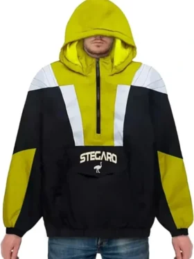 Ostrich Stegaro Yellow And Black Jacket Front