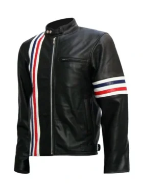Peter Fonda Easy Rider Black Motorcycle Biker Leather Jacket