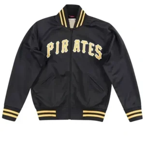 Pittsburgh Pirates Black Bomber Jacket