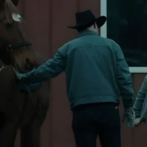 Purchase Christmas Cowboy Armando Gutierrez Blue Denim Jacket