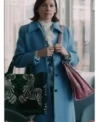 Purchase Elsbeth S02 Carrie Preston Blue Wool Coat