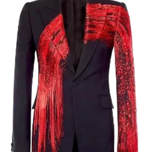 Purchase Jeremy Beloate The Voice S26 Black Fringed Blazer
