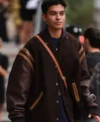 Q XO Kitty S02 Brown Varsity Jacket