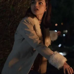 Rachel Zegler Y2K Shearling Wool Jacket