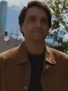 Ralph Macchio Karate Kid Legends Brown Suede Leather Jacket